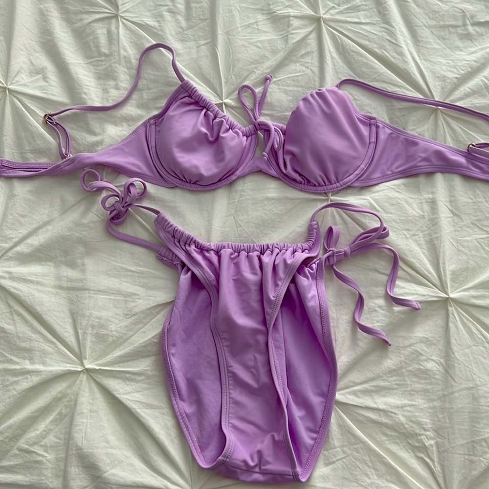 Target Xhilaration Purple String Bikini Set